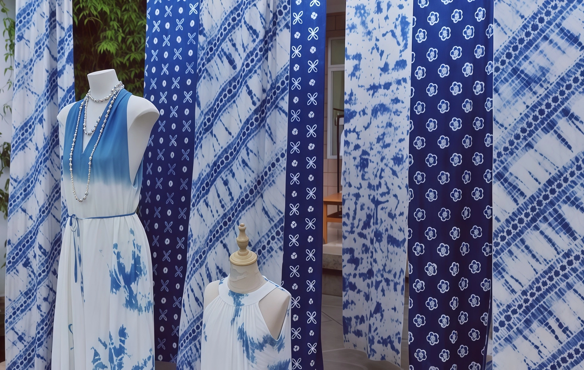 The lush greenery of Cangshan Mountain and the indigo dyeing of Xizhou