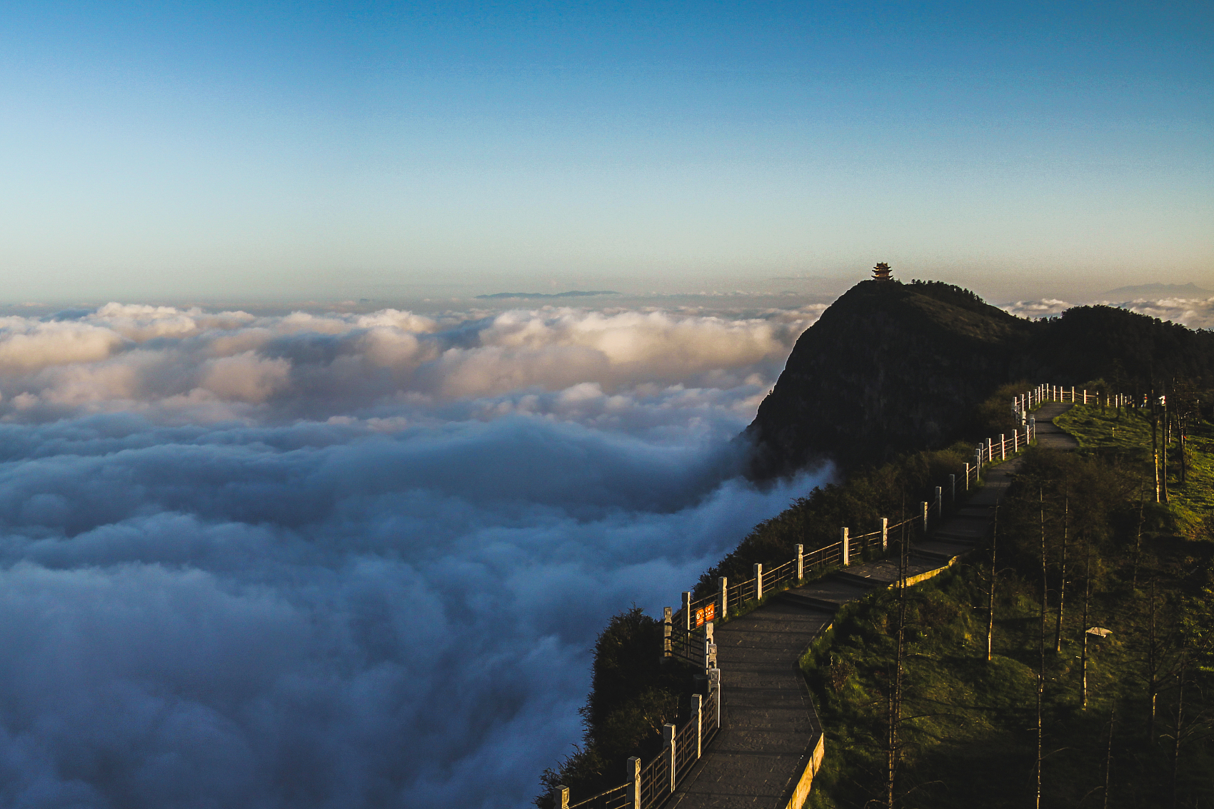 Seeking solitude in the deep mountains