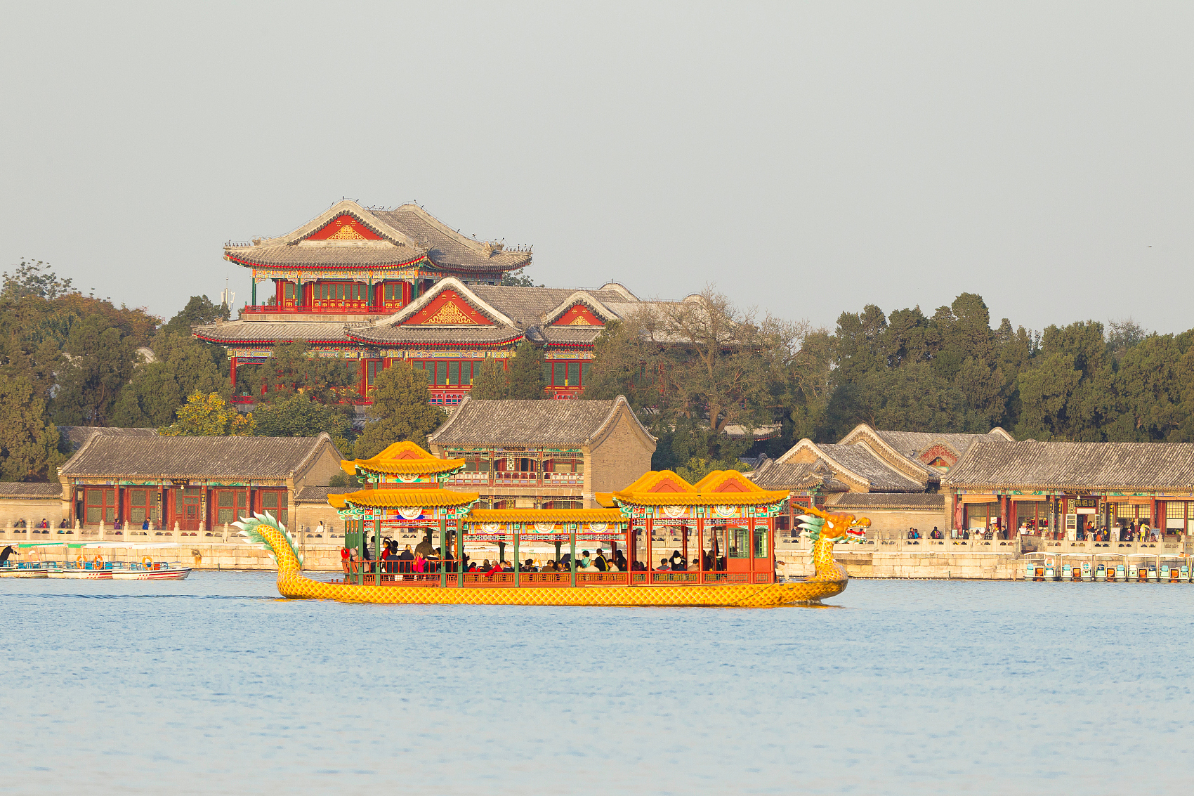 Summer Palace Painting Boat