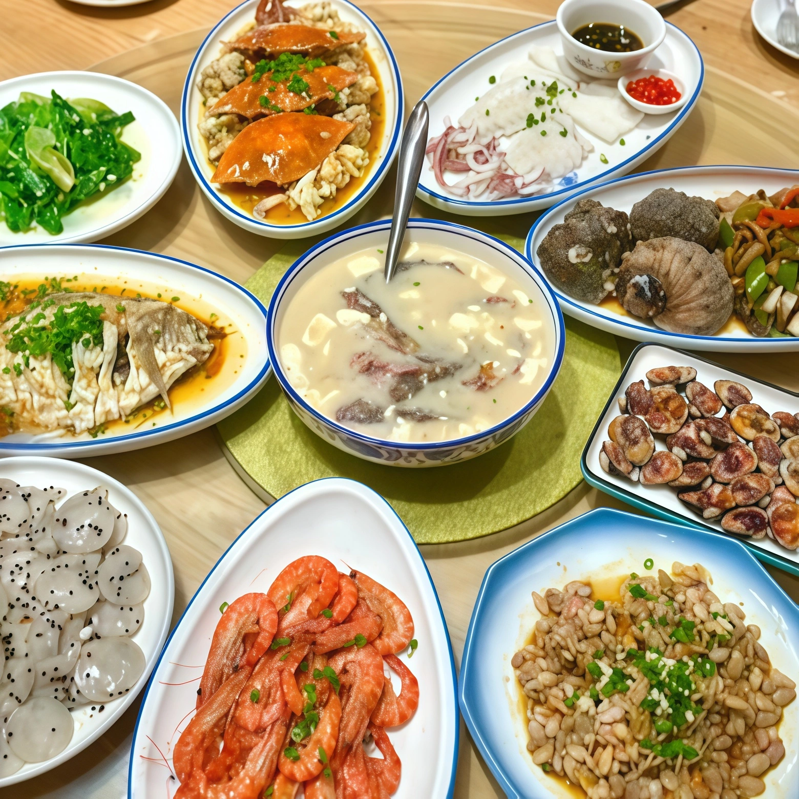 Arriving in Zhoushan, seafood feast